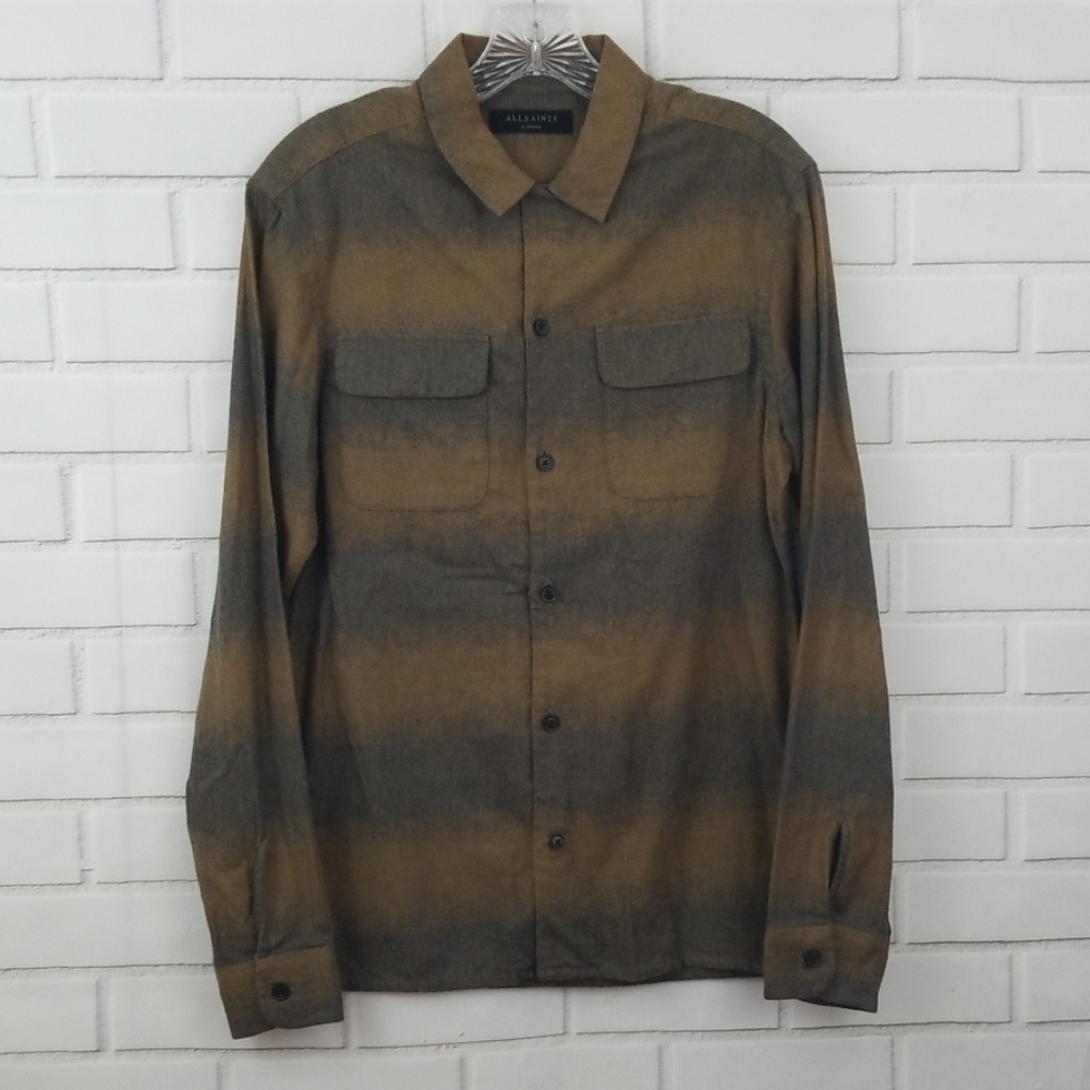 All Saints Appalachia Cotton Button Down Shirt